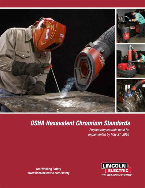 Pdf Osha Hexavalent Chromium Standards Lincolnelectric Osha