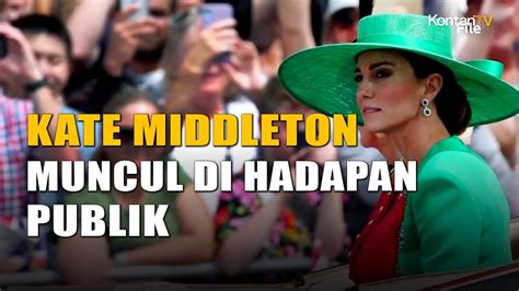 Kate Middleton Muncul Di Hadapan Publik Perdana Setelah Didiagnosis