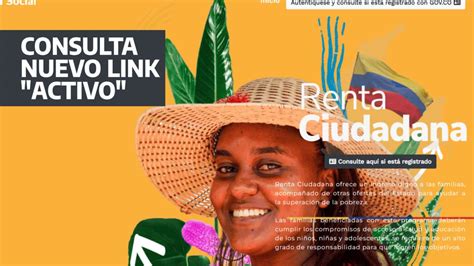 Renta Ciudadana Link Para Consultar Si Eres Beneficiaria Fechas