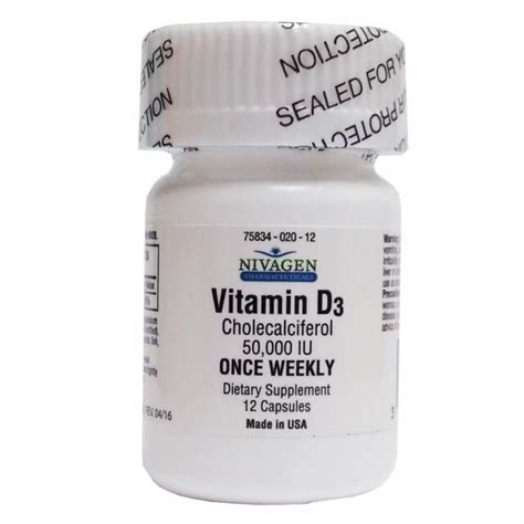 Vitamin D3 50 000 Iu 12 For Sale Online Ebay