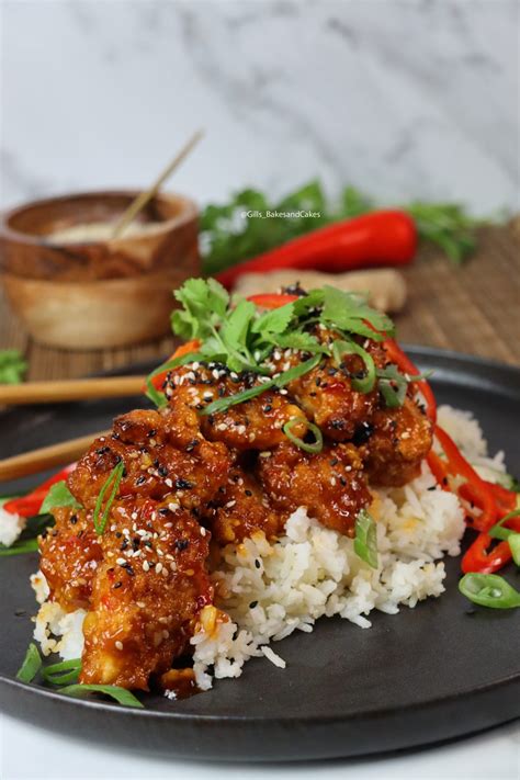 Crispy Sesame Chicken Gills Bakes And Cakes