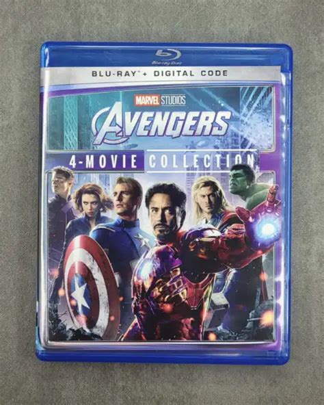 THE AVENGERS 4 MOVIE COLLECTION Blu Ray DVDs EUR 11 77 PicClick FR