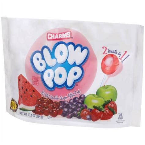 Charms Blow Pop Assorted Bubble Gum Filled Pops Pack Of 8 8 Pack Smith’s Food And Drug