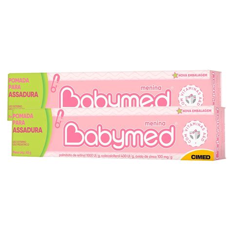 Babymed Menina Pomada Contra Assadura 45g Kit Duas Unidades No Shoptime