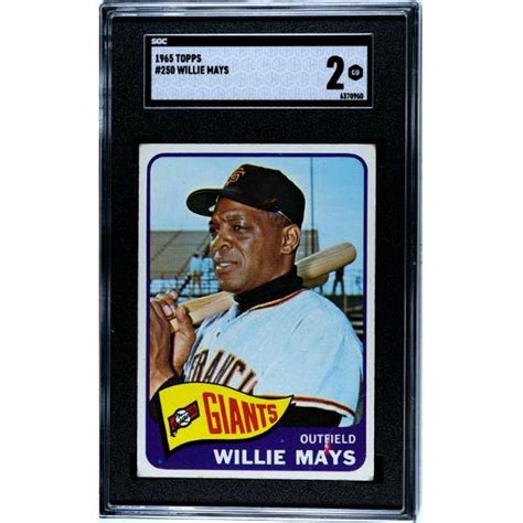 Rdb Holdings Ctbl Willie Mays Topps Baseball Card No