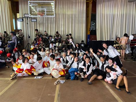 Gala folclórica Fiestas Patrias ra jornada Lycée Claude Gay OSORNO Colegio Francés de OSORNO