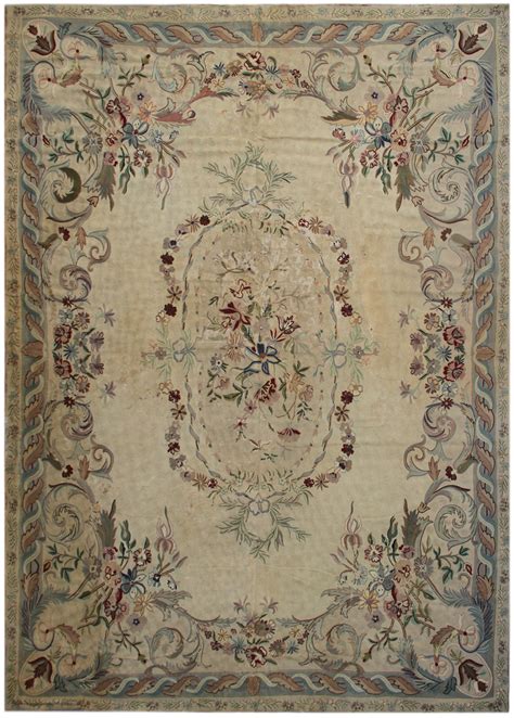 11x14 Aubusson Design Vintage Chain Stitched Area Rug – Ariana Rugs