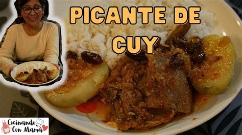 Cómo prerpara Picante de Cuy 1Receta Peruana rápida y fácil YouTube