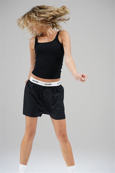 LNA Logo Boxer in Black – LNA Clothing