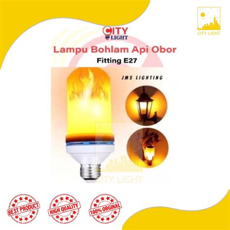 Jual Lampu Api LED Obor 9 Watt 3Watt 3Watt 3Watt Lampu Dekorasi