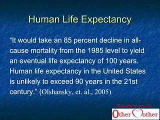 Human life expectancy | PPT