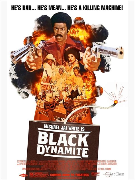 "Black Dynamite 2 Movie Poster" Photographic Print by artsims | Redbubble