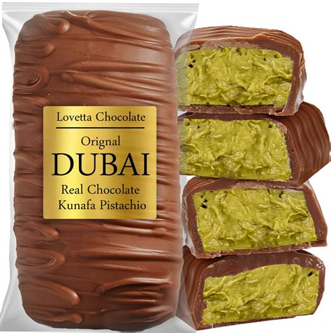 Buy Dubai Chocolate Bar Pistachio Knafeh Luxury Rich Milk Chocolate