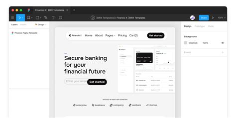 Financio X Bank Fintech Figma Template Free Figma Resource