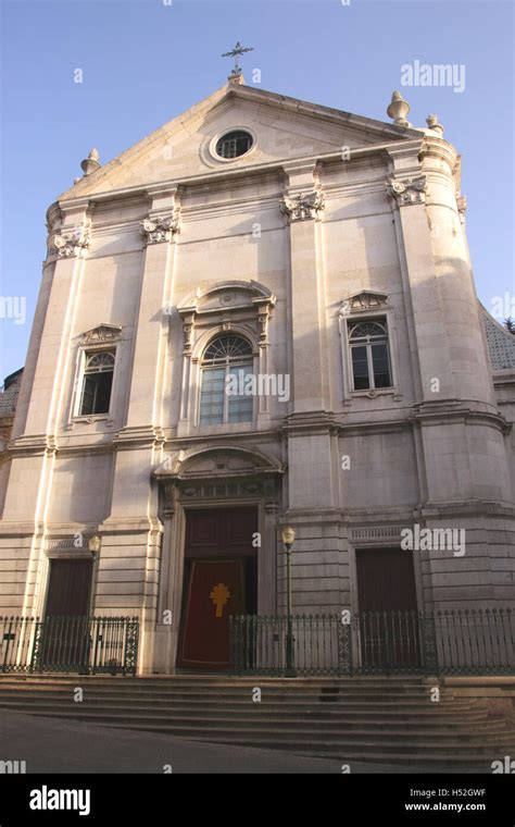 Paroquia De Sao Nicolau Church In Baixa Lisbon Portugal Stock Photo Alamy