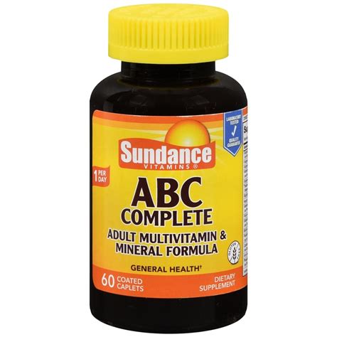 Sundance Vitamins ABC Complete Adult Multivitamin Mineral Formula