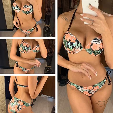 MAILLOT DE BAIN Sexy Bikini 2021 Nouveaux Maillots De Bain Femmes Push