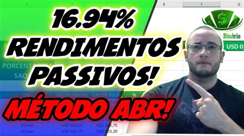 17 DE ALAVANCAGEM PASSIVA BANCA DE RENDIMENTOS SUBINDO SEM SUSTOS