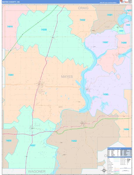 Maps of Mayes County Oklahoma - marketmaps.com