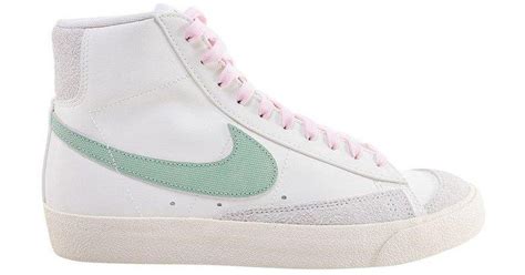 Nike Blazer Mid 77 Prm High Top Sneakers In White For Men Save 42