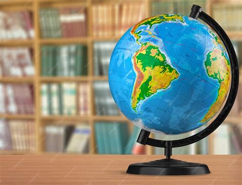 premium photo blue globe isolated  background