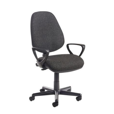 Fabric Operator Seating Lever Operator Chair Without Arms