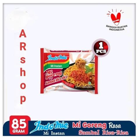 Jual Indomie Mie Instan Goreng Rasa Sambal Rica Rica Bag 85 Gr