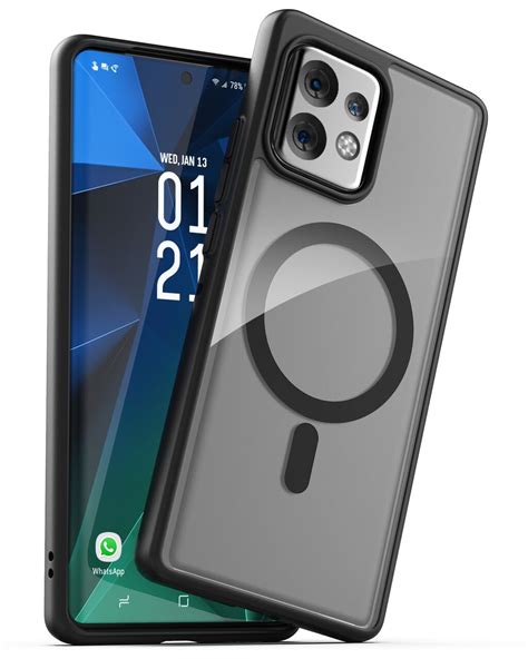 Funda Magnética Encased Para Motorola Edge Plus 2023 Transparente