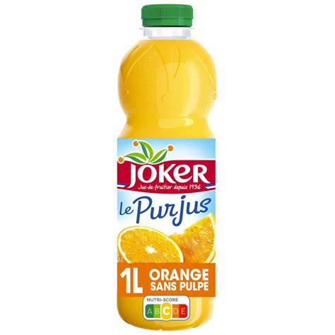 Livraison à domicile Joker Pur jus d orange 1L