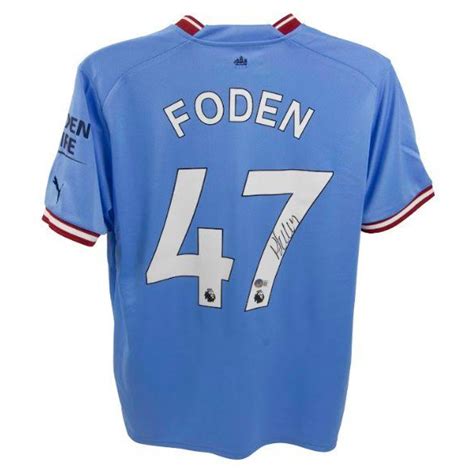 Phil Foden Signed Manchester City Jersey (Beckett) | Pristine Auction