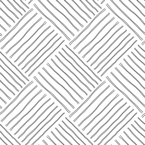 Premium Vector Black White Seamless Pattern With Hand Drawn Texture