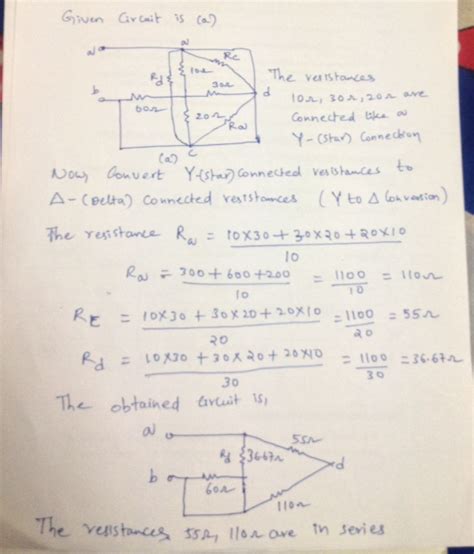 Solved Obtain The Equivalent Resistance At The Terminals A B For