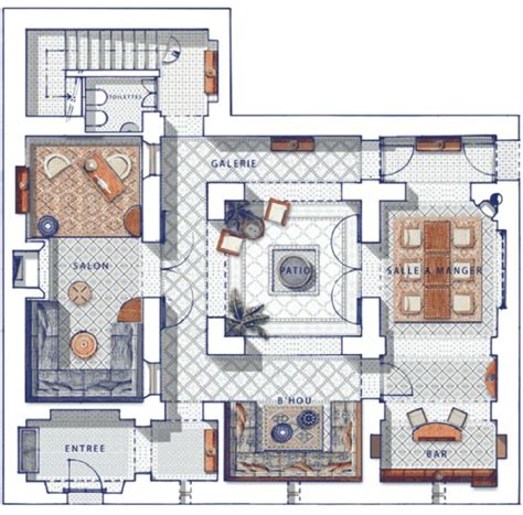 Privilege Riads Riad Floor Plan Moroccan Riad House Floor Plans