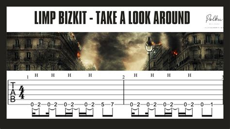 「limp Bizkit Take A Look Around」のへヴィーリフをギターで弾いてみよう [tab譜、動画あり] スタジオ