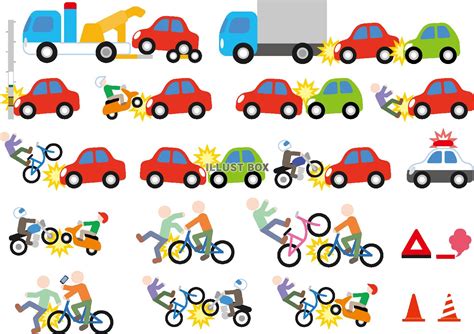 交通安全 自転車 イラスト 無料