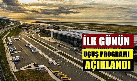 Ordu Giresun Havalimanı nda ilk gün uçuşları açıklandı GÜNDEM Ordu