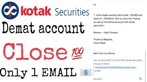 How To Close Demat Account In Kotak Securities Kotak Securities Demat