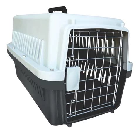 Jaula Transportadora Kennel Perro Gato 58x37x35cm Iata 7504 Meses Sin