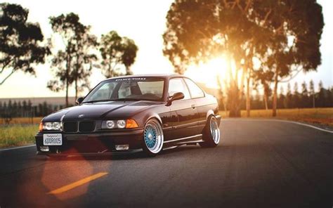 BMW E36 M3 Black Deep Dish Slammed Stanceworks Bmw E36 Bmw Bmw M3