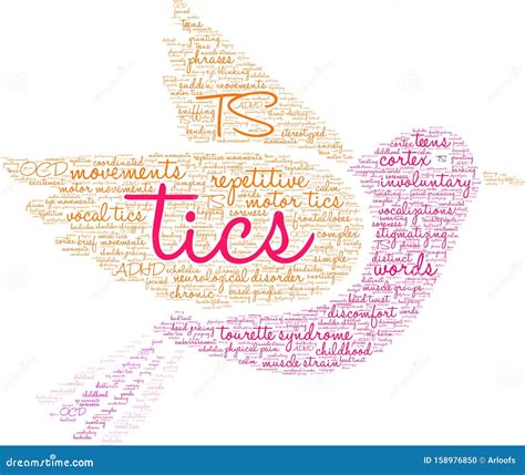 Tics Word Cloud Stock Vector Illustration Of Coordinated