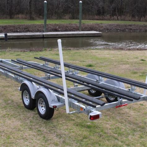 Ez Loader Pontoon Trailers Aluminum And Galvanized Tandem