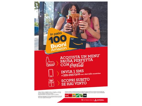 VINCI CON AUTOGRILL E COCA COLA