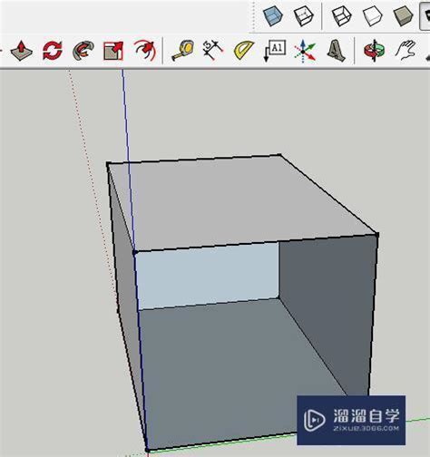 Sketchup如何调整模型的内外侧颜色？溜溜自学网