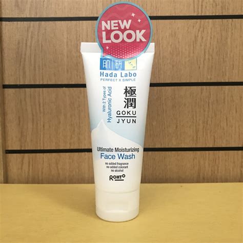 Jual HADA LABO GOKUJYUN Ultimate Moist Face Wash 100ml PUTIH Shopee