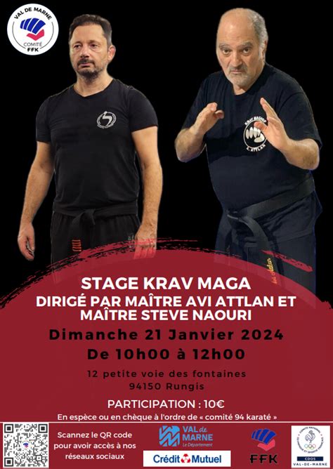 Stage départemental Krav Maga Dirigé par Avi ATTLAN et Steve NAOURI