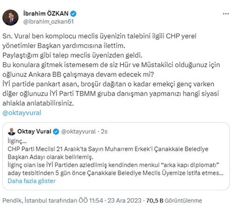 İYİ Parti de ahlaksızlık kavgası Oktay Vural ile İbrahim Özkan