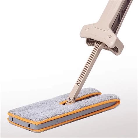 Double Sided Non Hand Washing Flat Mop Wooden Floor Mop Dust Push Mop Home Cleaning Tools Nov 29