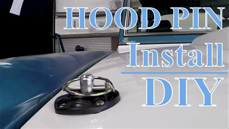 How To Install Hood Pins On Any Fiberglass Hood Youtube