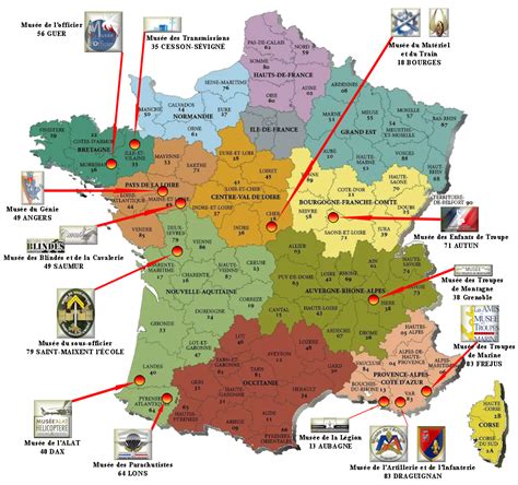 Carte Des Mus Es Militaires Mus E Du Sous Officier