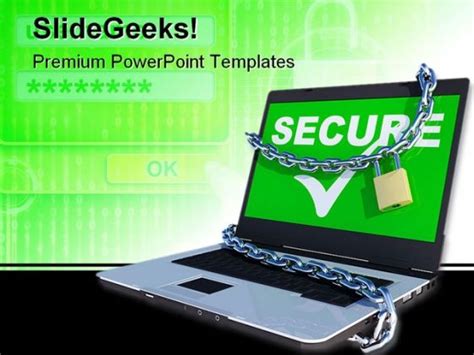 Laptop Security Powerpoint Backgrounds And Templates 1210 Powerpoint Themes